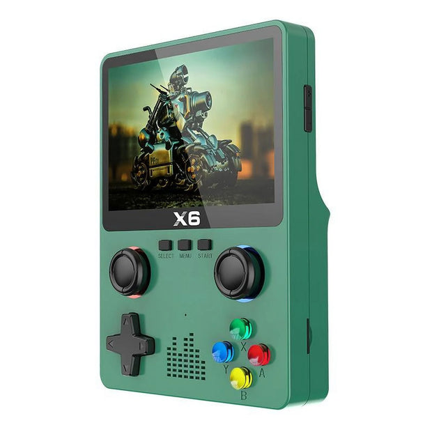 New X6 Handheld Game Console with Dual Joystick PSP Large Screen Game Console GBA Arcade Simulator, 10000 High-Definition Games