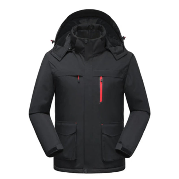 Women Warm Thermal Heated Jacket Coat Waterproof Heated Jacket for Riding Skiing Fishing USB Heated Jacket Women Men Coat