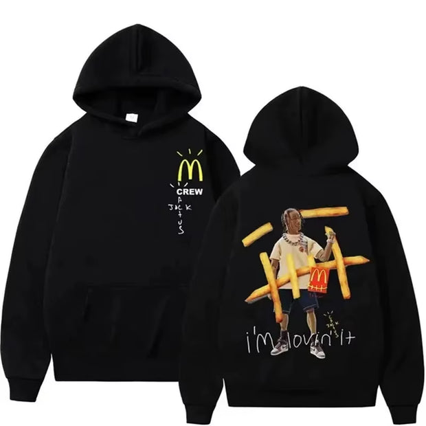 Rapper Cactus Jack Music Album Hoodies Men Women Fashion High Street Sweatshirts Vintage Hip Hop Pullovers Hoodie Oversized Tops