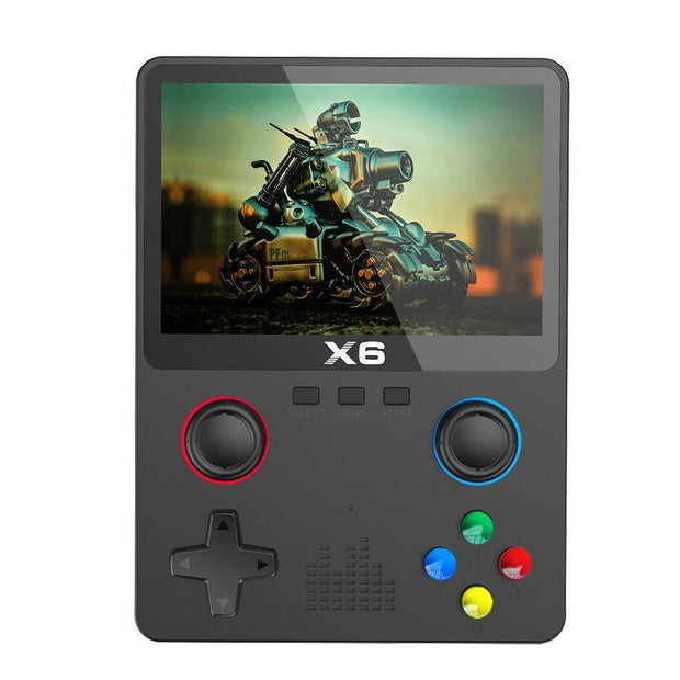 New X6 Handheld Game Console with Dual Joystick PSP Large Screen Game Console GBA Arcade Simulator, 10000 High-Definition Games
