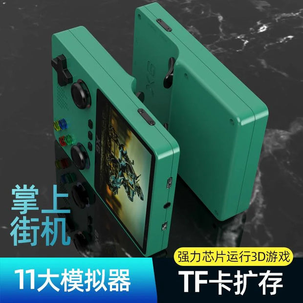 New X6 Handheld Game Console with Dual Joystick PSP Large Screen Game Console GBA Arcade Simulator, 10000 High-Definition Games