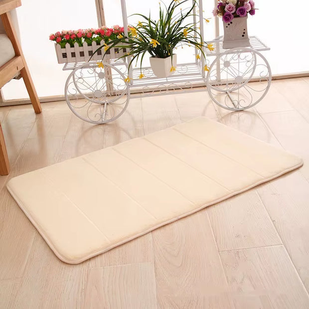 12 Colors Home Bath Mat Super Absorbent Bathroom Carpets Rugs Soft Memory Foam Floor Bedroom Toilet Floor Shower Rug Decor