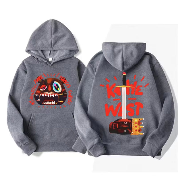 Kanye West College Dropout Bear Hoodies Men'S Clothing Vintage Hip Hop Hoodie Unisex Fashion Long Sleeve Sweatshirts Streetwear