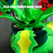 3D Printing DIY Creative Base for Switch Piranha Plant Model Dock Multifunctional Station with Storage Card Space Desk Ornament