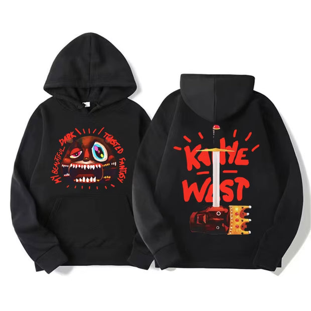 Kanye West College Dropout Bear Hoodies Men'S Clothing Vintage Hip Hop Hoodie Unisex Fashion Long Sleeve Sweatshirts Streetwear