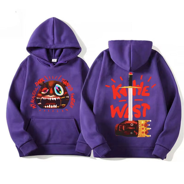 Kanye West College Dropout Bear Hoodies Men'S Clothing Vintage Hip Hop Hoodie Unisex Fashion Long Sleeve Sweatshirts Streetwear