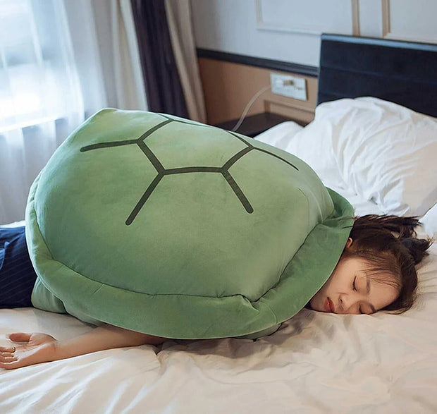 Hype Haven Wearable Turtle Shell Pillows Green Adult Plush Ultimate Comfort