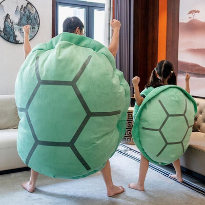 Hype Haven Wearable Turtle Shell Pillows Green Adult Plush Ultimate Comfort