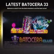 Batocera 500G Gaming Hard Drive with 110000 Retro Games for Super Console X PC