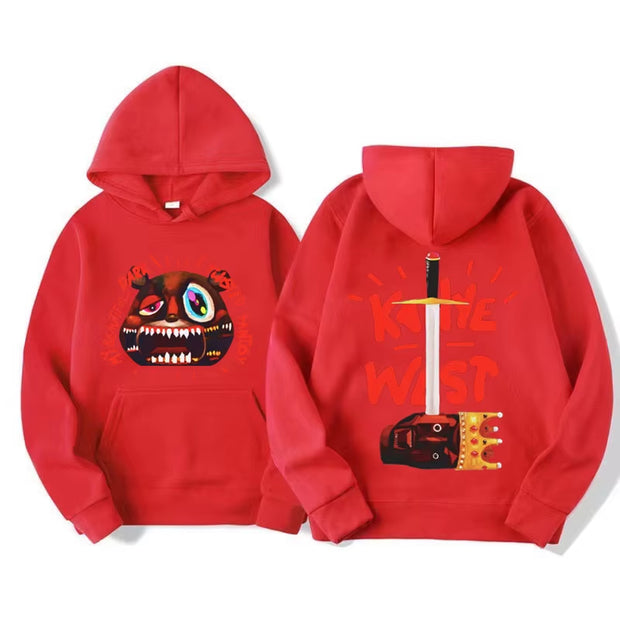 Kanye West College Dropout Bear Hoodies Men'S Clothing Vintage Hip Hop Hoodie Unisex Fashion Long Sleeve Sweatshirts Streetwear