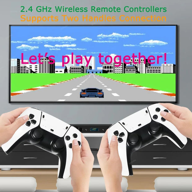 M15 Pro Game Stick Mini Consola Retro 4K 19000+ Games Video Games HD TV Gaming Player Wireless Controller Video Game Console