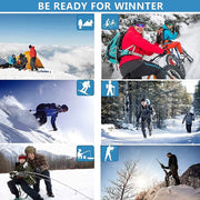 2023 New Men Heated Jackets Outdoor Coat Long Sleeve USB Electric Battery Heated Jackets Warm Winter Thermal Hooded Clothes
