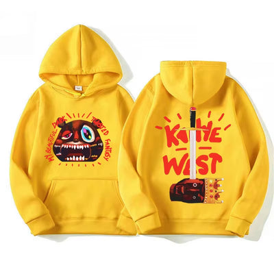Kanye West College Dropout Bear Hoodies Men'S Clothing Vintage Hip Hop Hoodie Unisex Fashion Long Sleeve Sweatshirts Streetwear