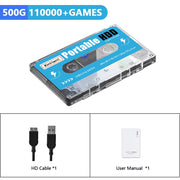 Batocera 500G Gaming Hard Drive with 110000 Retro Games for Super Console X PC for Ps2/Sega Saturn/Game Cube/Wii/Dc External HDD