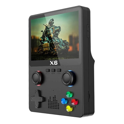 New X6 Handheld Game Console with Dual Joystick PSP Large Screen Game Console GBA Arcade Simulator, 10000 High-Definition Games
