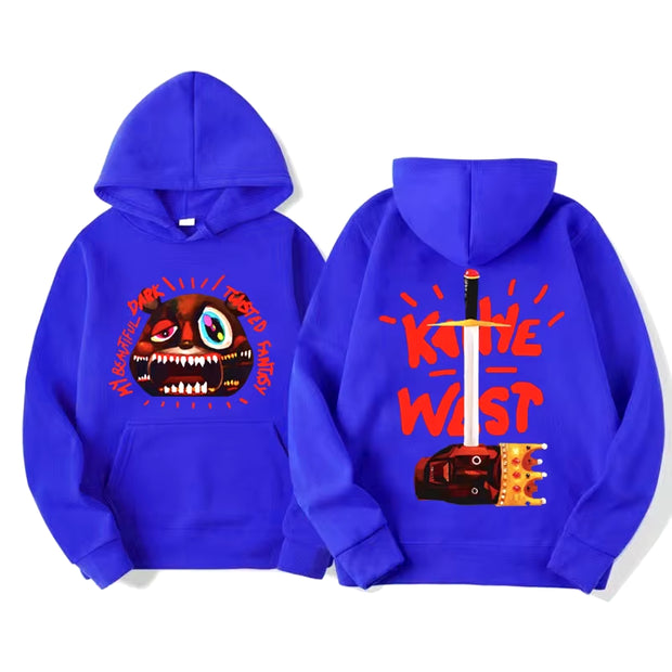Kanye West College Dropout Bear Hoodies Men'S Clothing Vintage Hip Hop Hoodie Unisex Fashion Long Sleeve Sweatshirts Streetwear