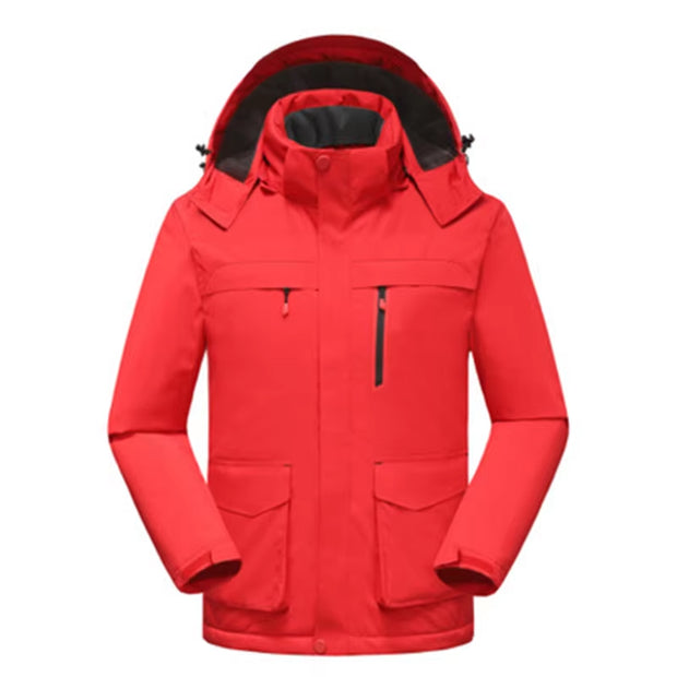 Women Warm Thermal Heated Jacket Coat Waterproof Heated Jacket for Riding Skiing Fishing USB Heated Jacket Women Men Coat