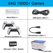 M15 Pro Game Stick Mini Consola Retro 4K 19000+ Games Video Games HD TV Gaming Player Wireless Controller Video Game Console