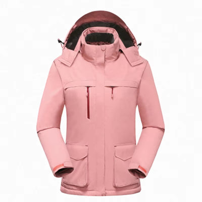 Women Warm Thermal Heated Jacket Coat Waterproof Heated Jacket for Riding Skiing Fishing USB Heated Jacket Women Men Coat
