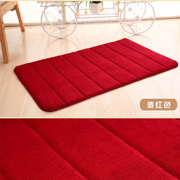 12 Colors Home Bath Mat Super Absorbent Bathroom Carpets Rugs Soft Memory Foam Floor Bedroom Toilet Floor Shower Rug Decor