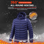 21 Areas Heated Jacket Winter Men'S Women'S Motorcycle Jacket USB Electric Heating Jacket Heated Vest Moto Thermal Clothing Coat