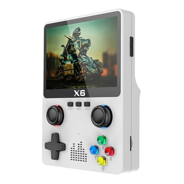 New X6 Handheld Game Console with Dual Joystick PSP Large Screen Game Console GBA Arcade Simulator, 10000 High-Definition Games