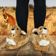 Fuzzy Animal Slippers Womens & Mens, Funny Indoor House Shoes, Cute Stocking Stuffer Gift Holiday Christmas Hanukkah