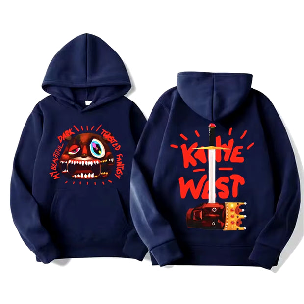 Kanye West College Dropout Bear Hoodies Men'S Clothing Vintage Hip Hop Hoodie Unisex Fashion Long Sleeve Sweatshirts Streetwear