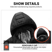 21 Areas Heated Jacket Winter Men'S Women'S Motorcycle Jacket USB Electric Heating Jacket Heated Vest Moto Thermal Clothing Coat
