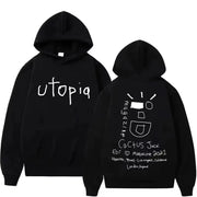 Rapper Cactus Jack Music Album Hoodies Men Women Fashion High Street Sweatshirts Vintage Hip Hop Pullovers Hoodie Oversized Tops