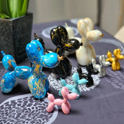 Nordic Balloon Dog Figurines for Interior Resin Doggy Home Entrance Living Room Desktop Decoration Accessories Gifts